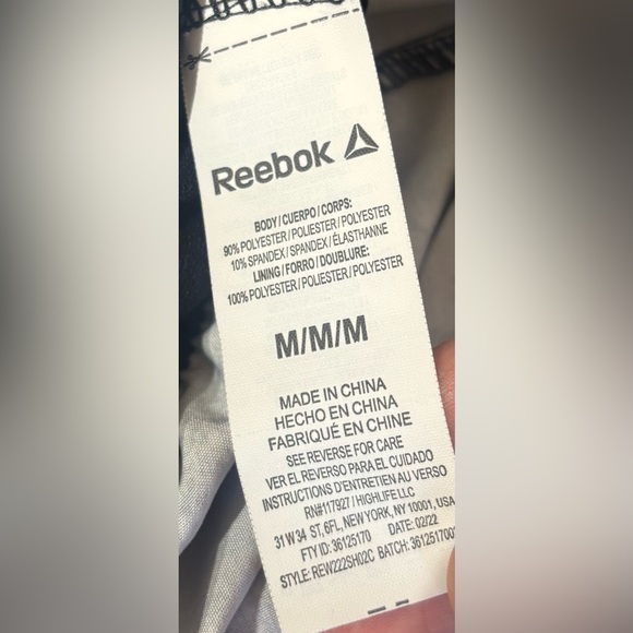 Reebok Splatter Women's Running Workout Shorts Medium - Picture 8 of 8